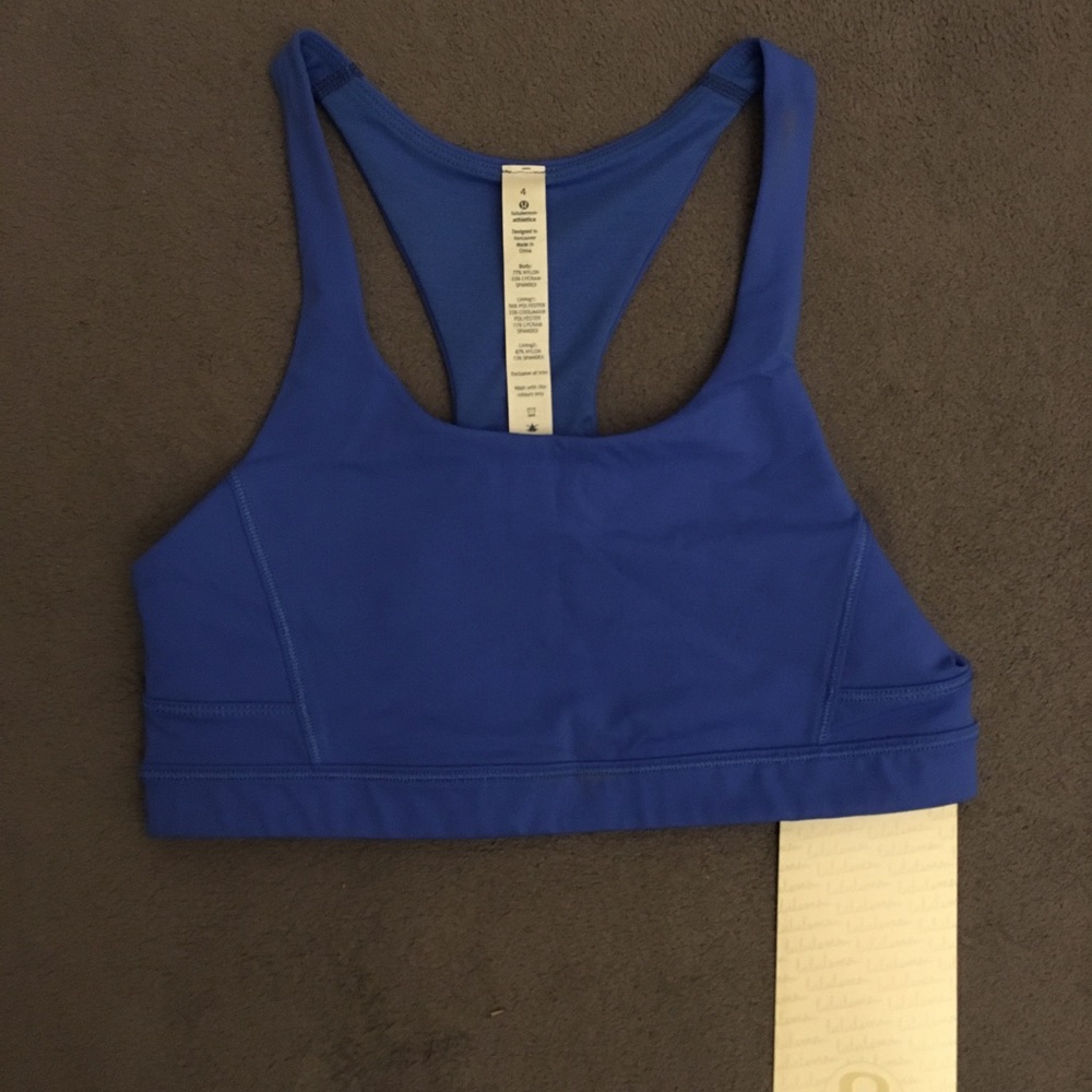 NWT Lululemon Blue Sports Bra